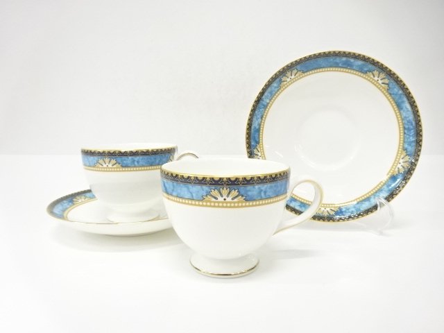 WEDGWOOD　ウェッジウッド　カーゾン　カップ＆ソーサーペア　洋食器